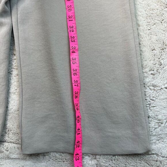 Babaton Romper Size 4 Nude Cropped Off Shoulder Wide Leg Sleeveless Romper Ruffl - Picture 13 of 16